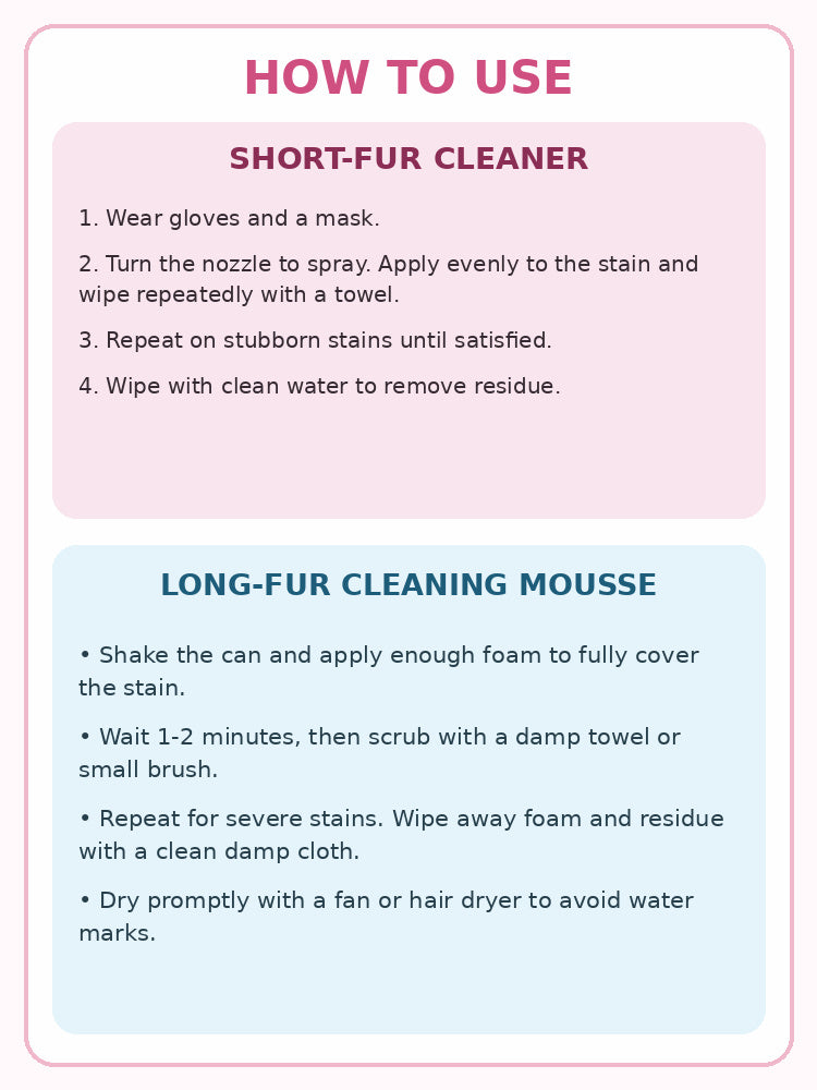 Fursuit Spot Cleaner — for Faux Fur