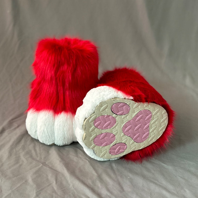 Fursuit Feetpaws — Furry Paw Boots with Non-Slip Soles