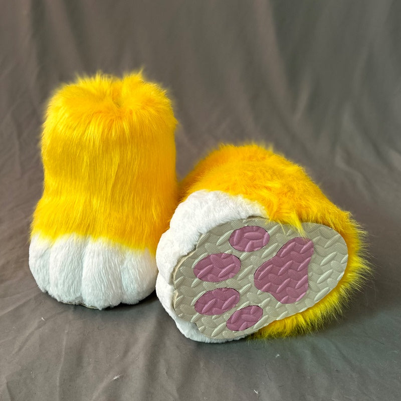 Fursuit Feetpaws — Furry Paw Boots with Non-Slip Soles