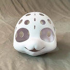 3D Printed Fursuit Head Base — Kemono Skull, Three Muzzle Shapes