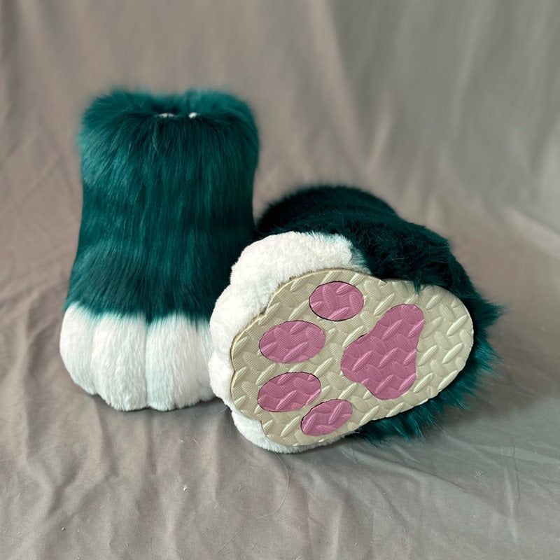 Fursuit Feetpaws — Furry Paw Boots with Non-Slip Soles