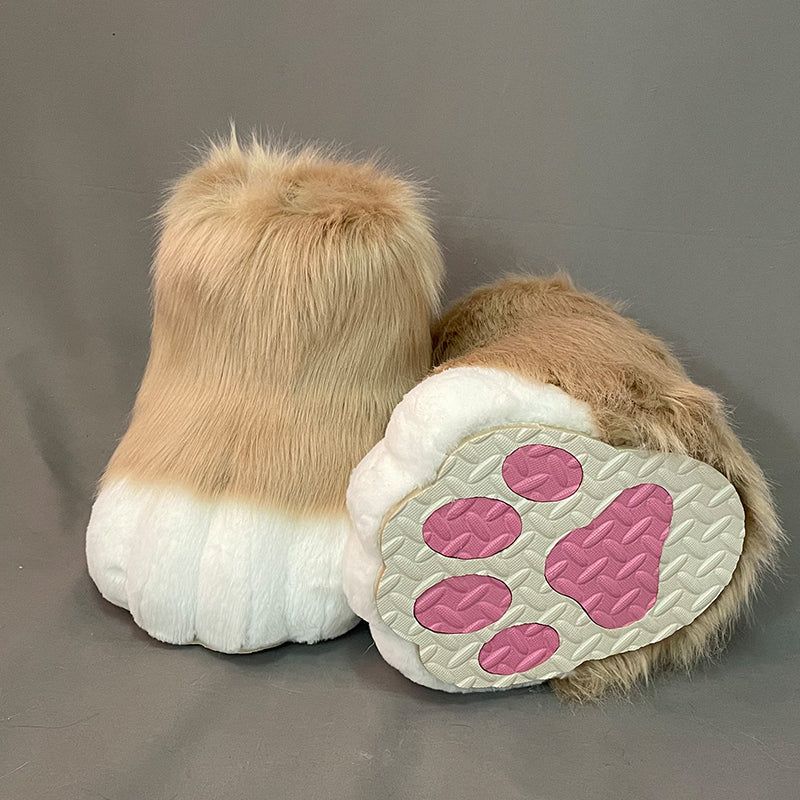 Fursuit Feetpaws — Furry Paw Boots with Non-Slip Soles