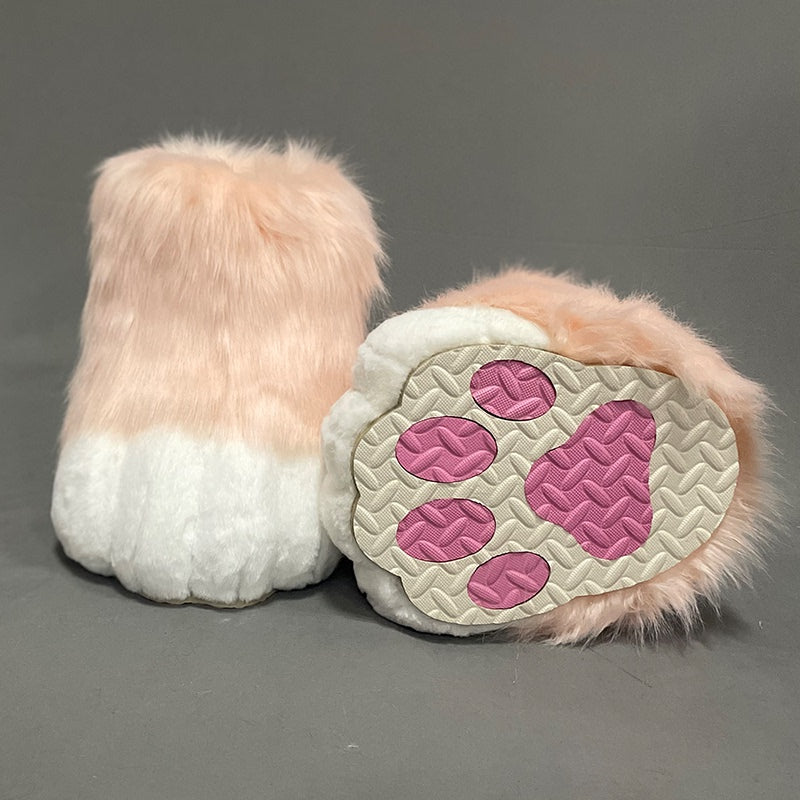 Fursuit Feetpaws — Furry Paw Boots with Non-Slip Soles