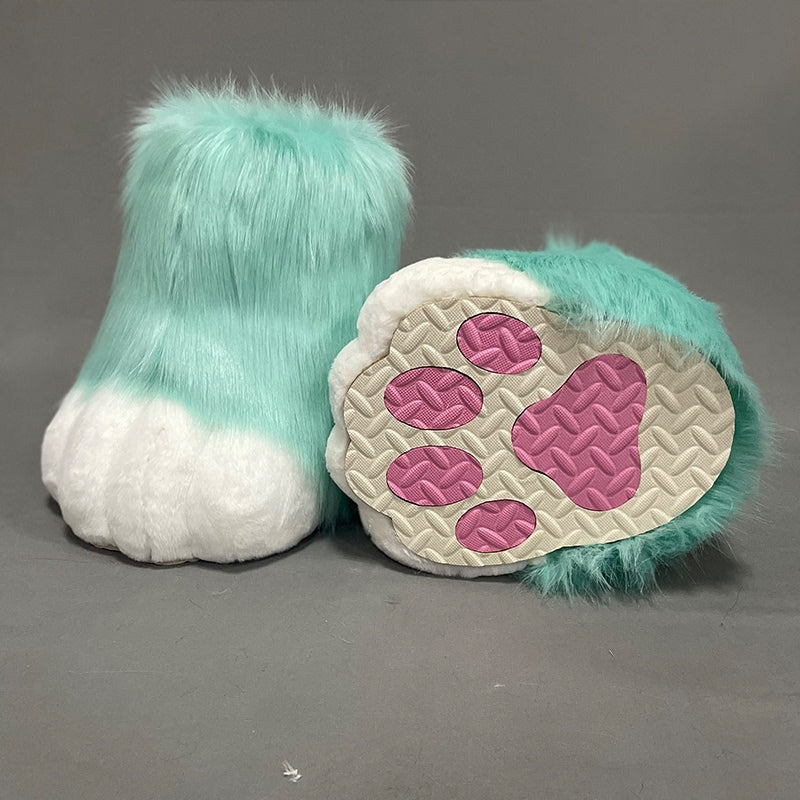 Fursuit Feetpaws — Furry Paw Boots with Non-Slip Soles