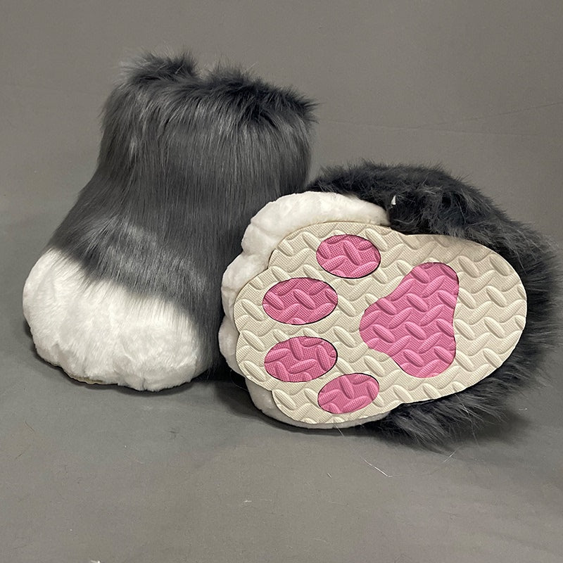 Fursuit Feetpaws — Furry Paw Boots with Non-Slip Soles