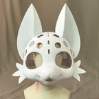 3D Printed Fursuit Head Base — Kemono Skull, Three Muzzle Shapes