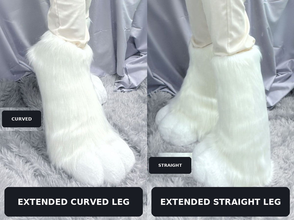 Fursuit Feet Paws — Digitigrade or Straight
