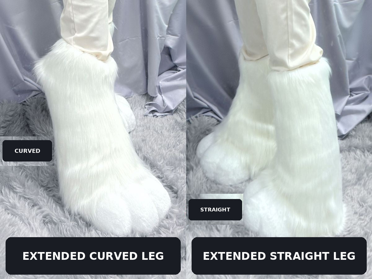 Fursuit Feet Paws — Digitigrade or Straight