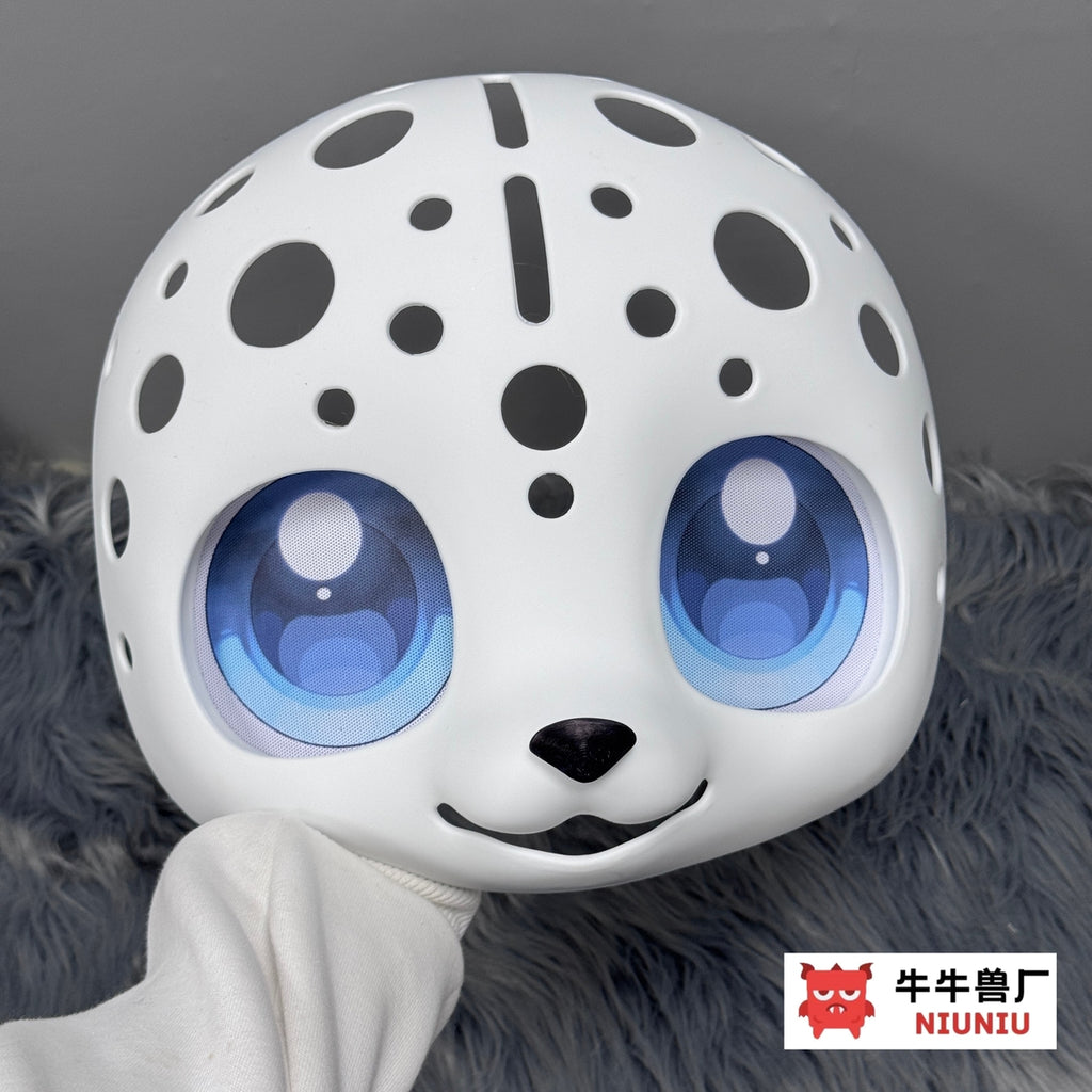 Fursuit Head Base — Round Kemono Skull