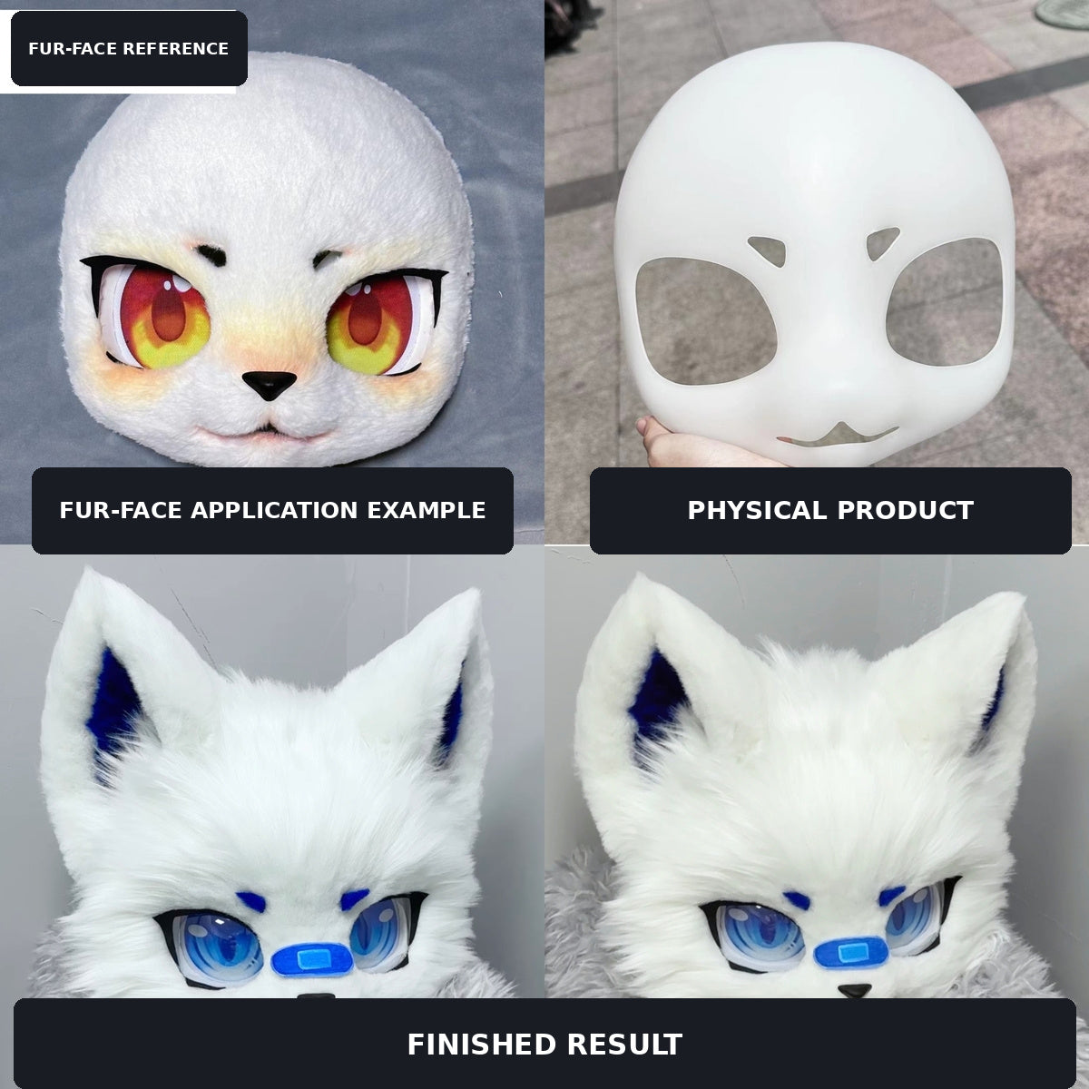 Fursuit Head Base — Canine and Feline Skull