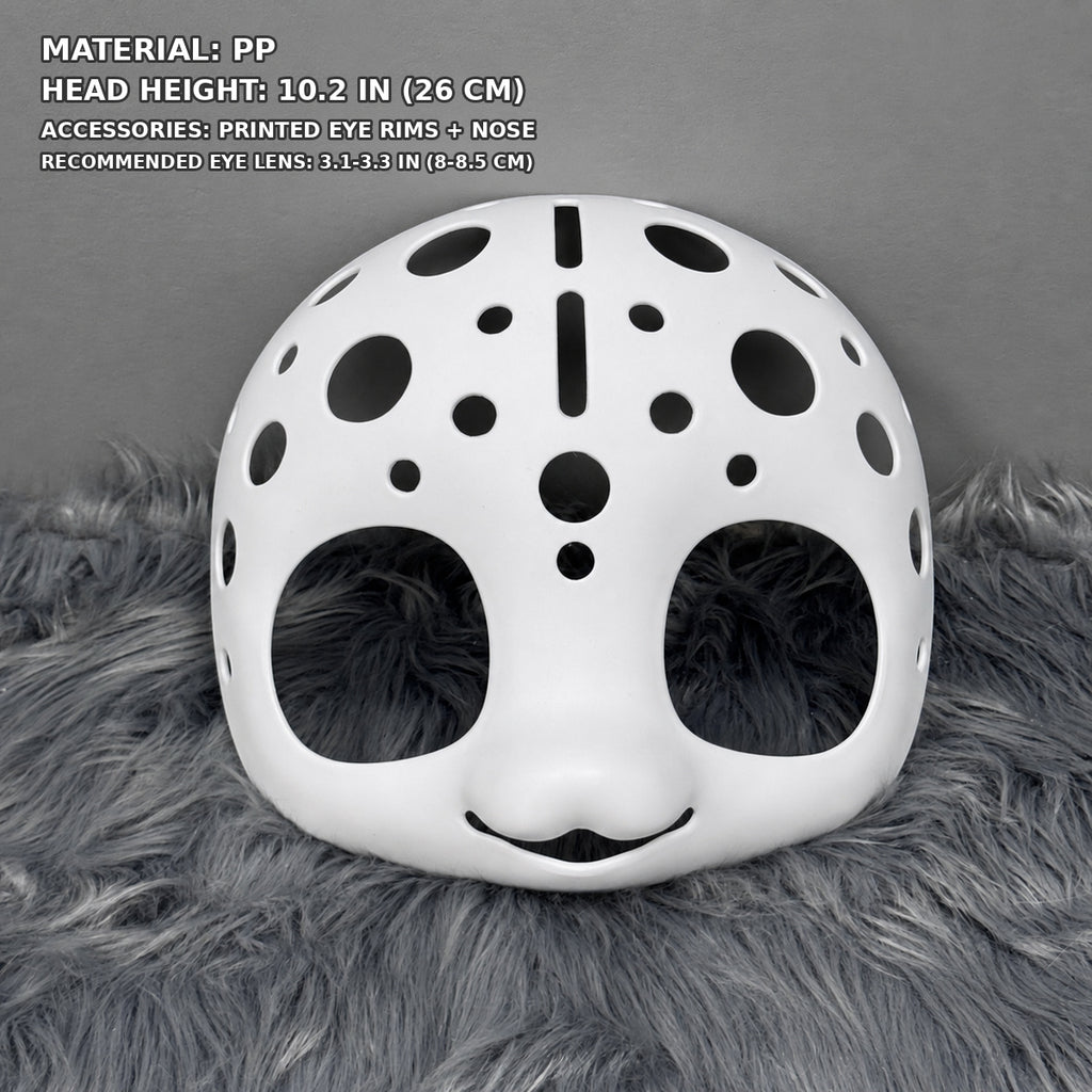 Fursuit Head Base — Round Kemono Skull