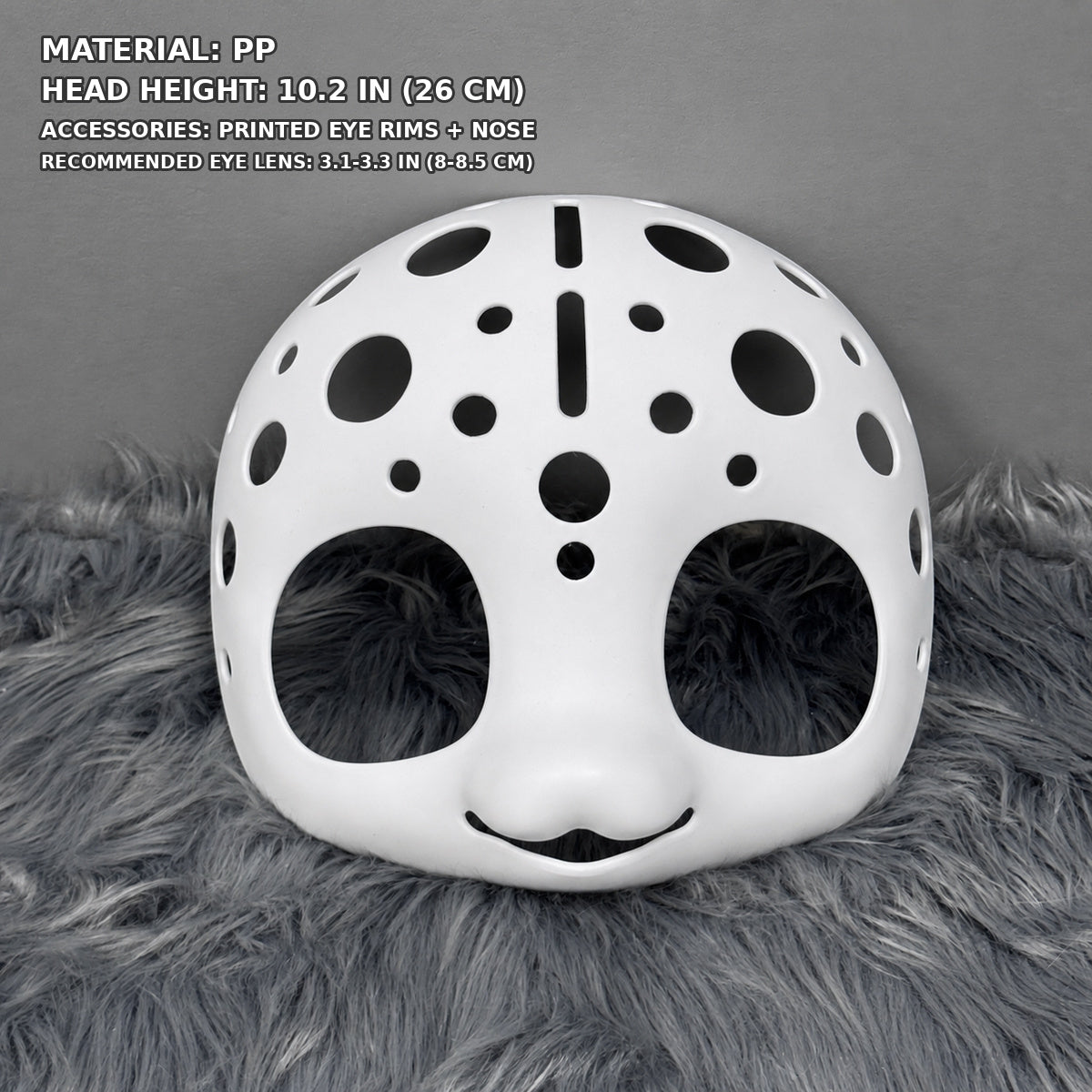 Fursuit Head Base — Round Kemono Skull