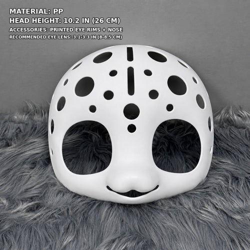Fursuit Head Base — Round Kemono Skull
