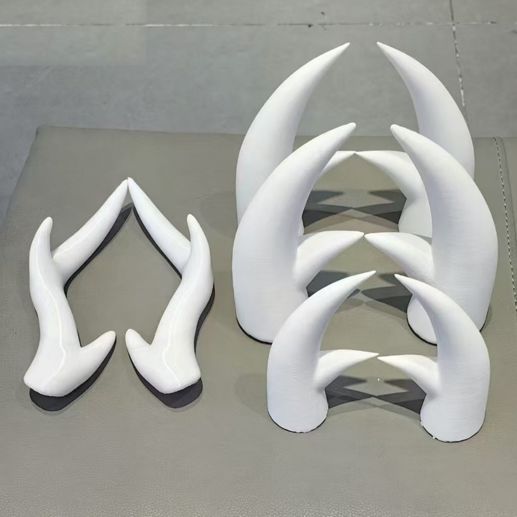 Fursuit Horns — Printed, Six Shapes