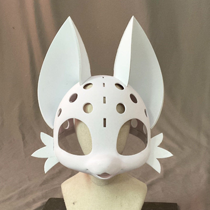 3D Printed Fursuit Head Base — Kemono Skull, Three Muzzle Shapes