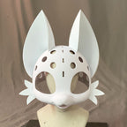3D Printed Fursuit Head Base — Kemono Skull, Three Muzzle Shapes