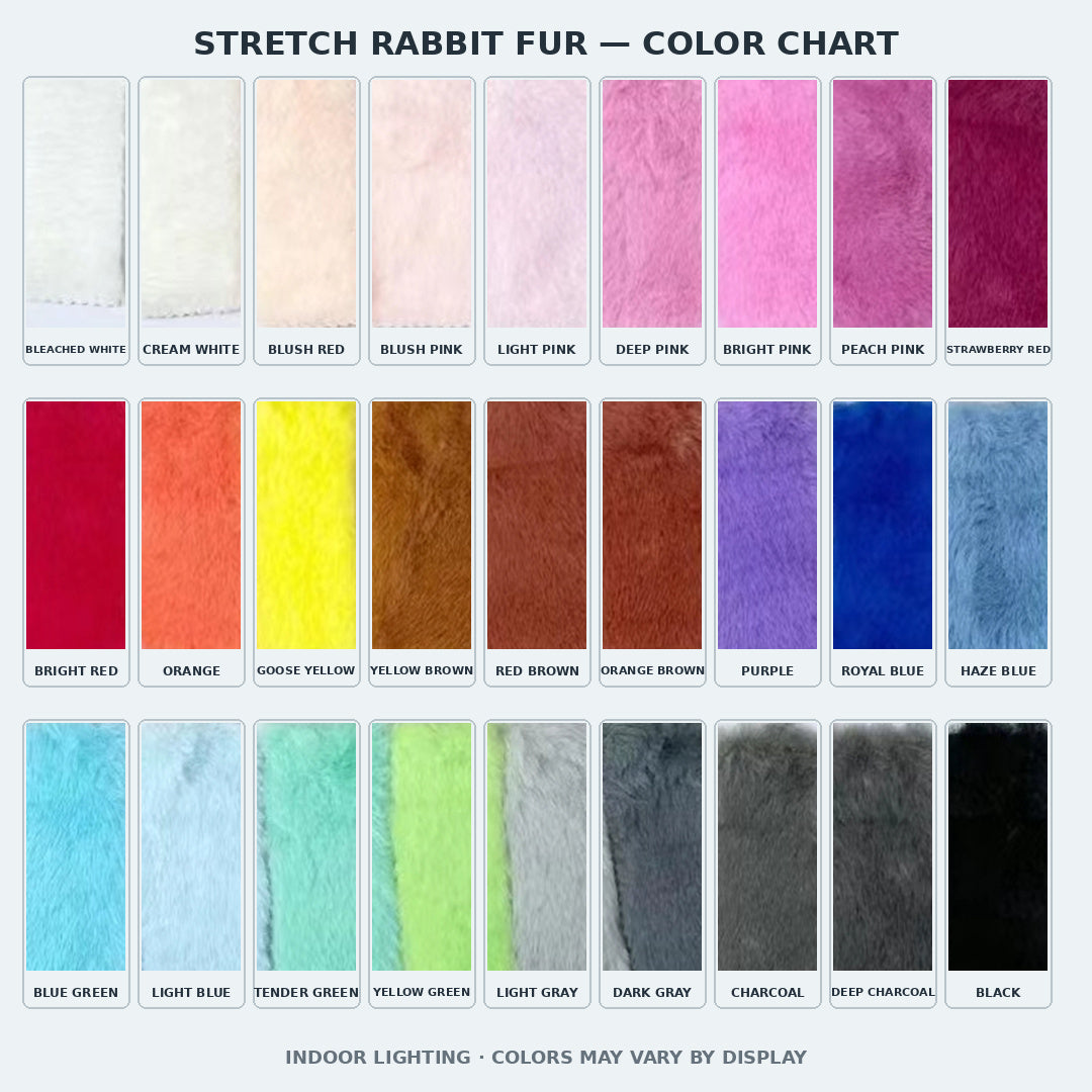 Stretch Faux Fur for Fursuit Faces
