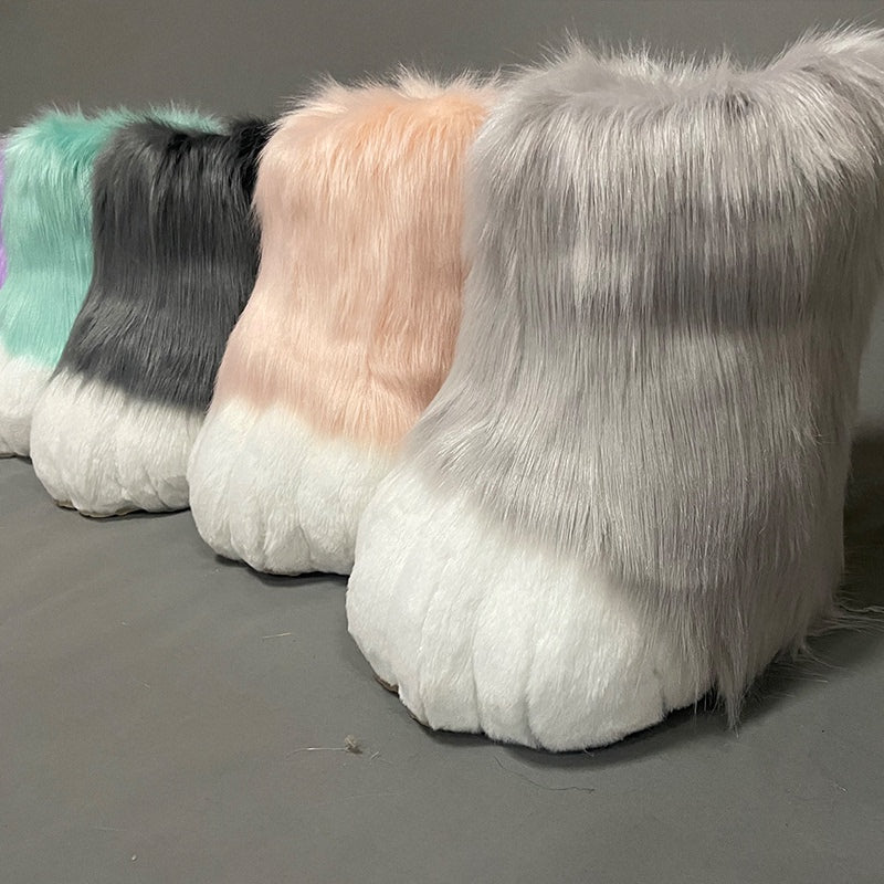 Fursuit Feetpaws — Furry Paw Boots with Non-Slip Soles