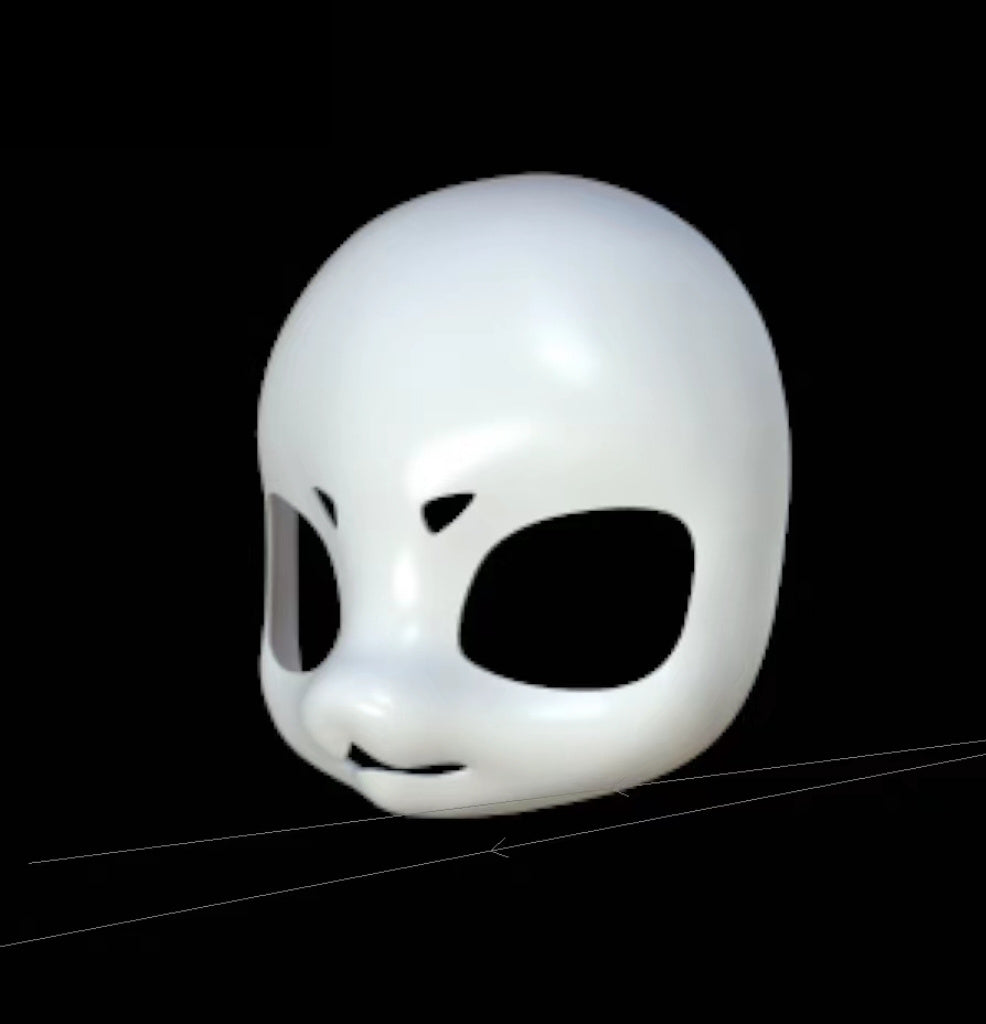 Fursuit Head Base — Canine and Feline Skull
