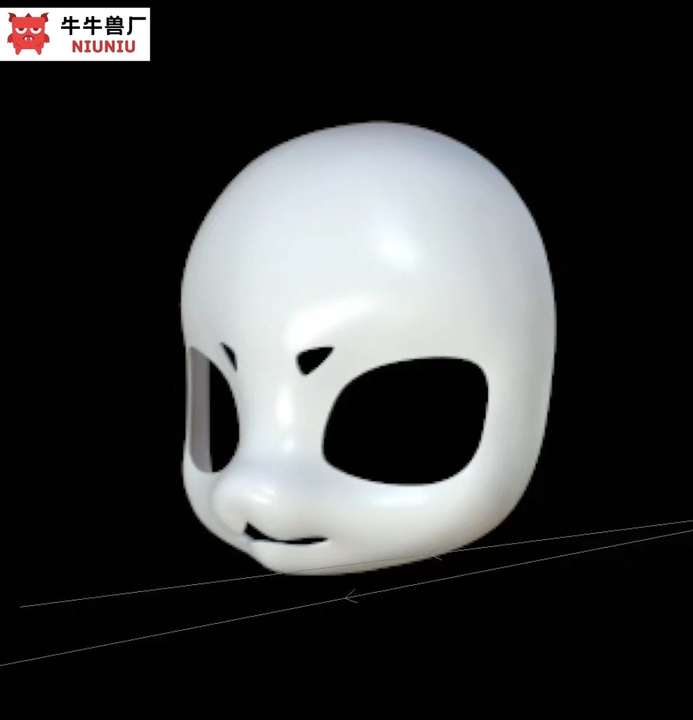Fursuit Head Base — Canine and Feline Skull