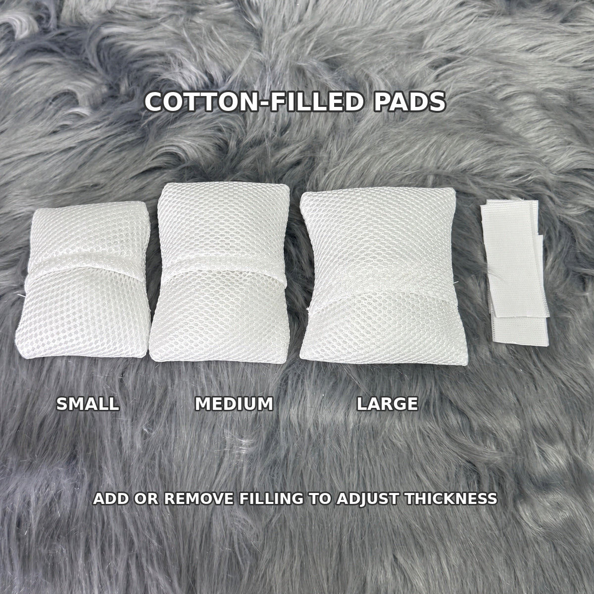 Fursuit Head Padding — Foam or Cotton Pads