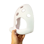 3D Printed Fursuit Head Base — Kemono Skull, Three Muzzle Shapes