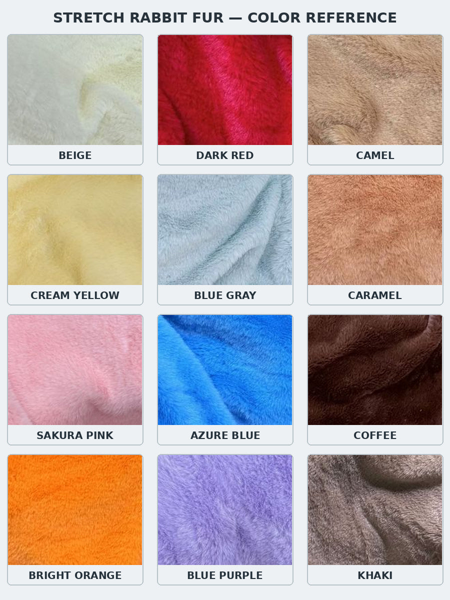 Stretch Faux Fur for Fursuit Faces