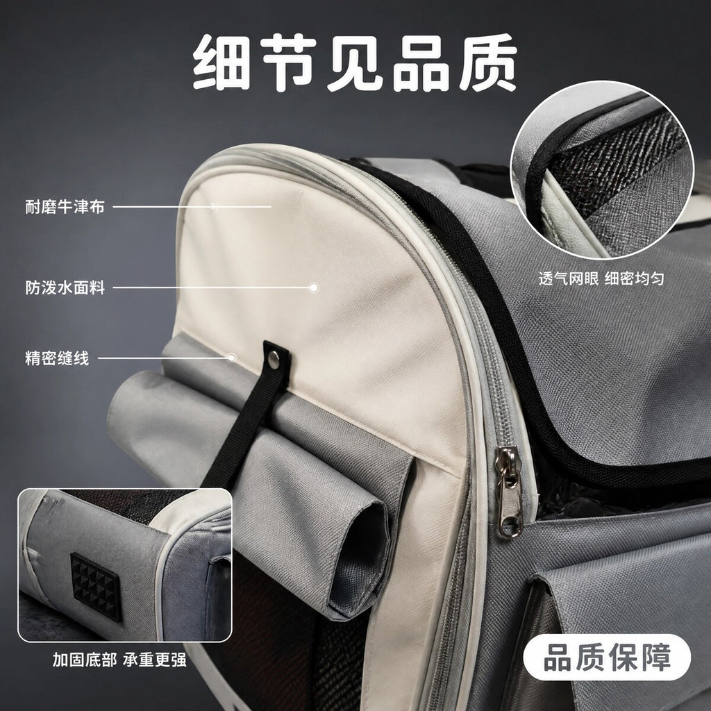 Fursuit Head Backpack — Padded, Clear Window