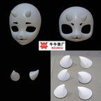 Fursuit Horns — Printed, Six Shapes