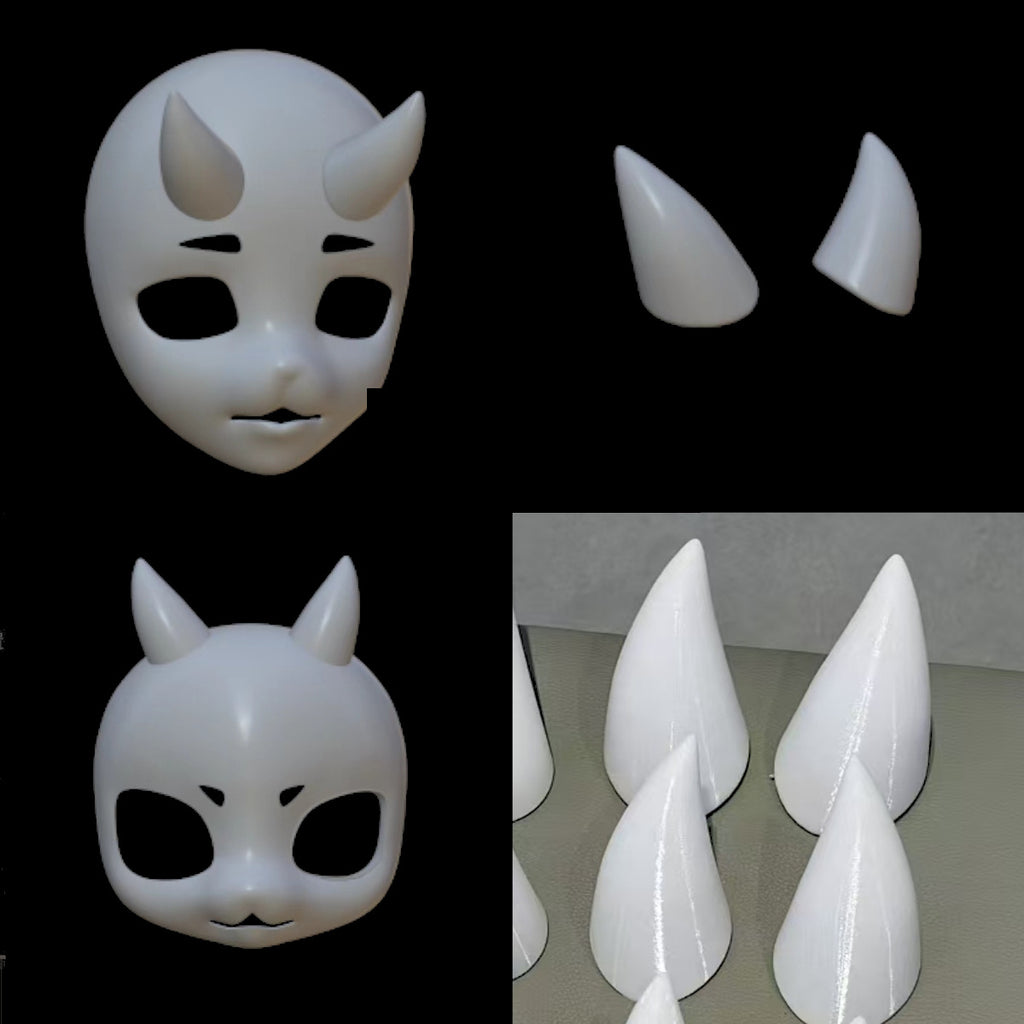 Fursuit Horns — Printed, Six Shapes — color swatch