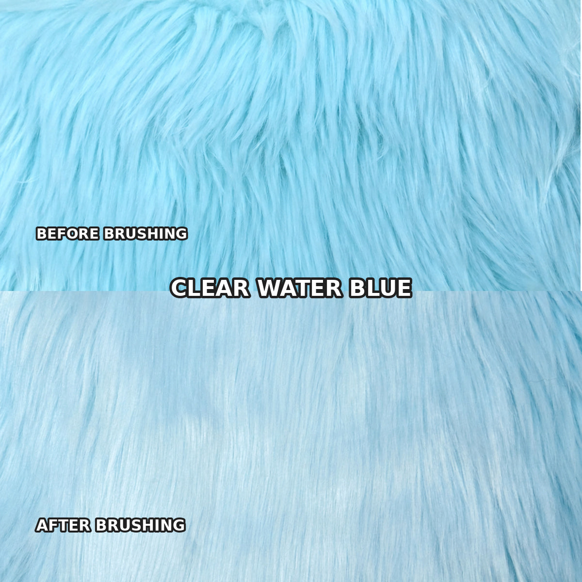 Faux Fur for Fursuit Heads — 16 x 35 in — color swatch