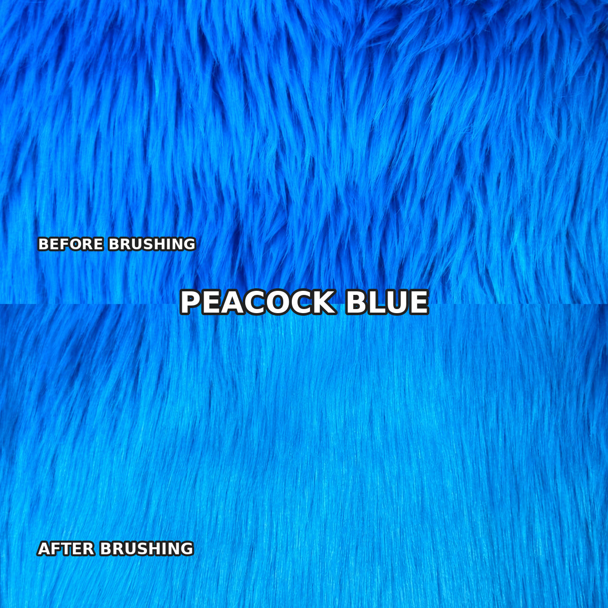 Faux Fur for Fursuit Heads — 16 x 35 in — color swatch