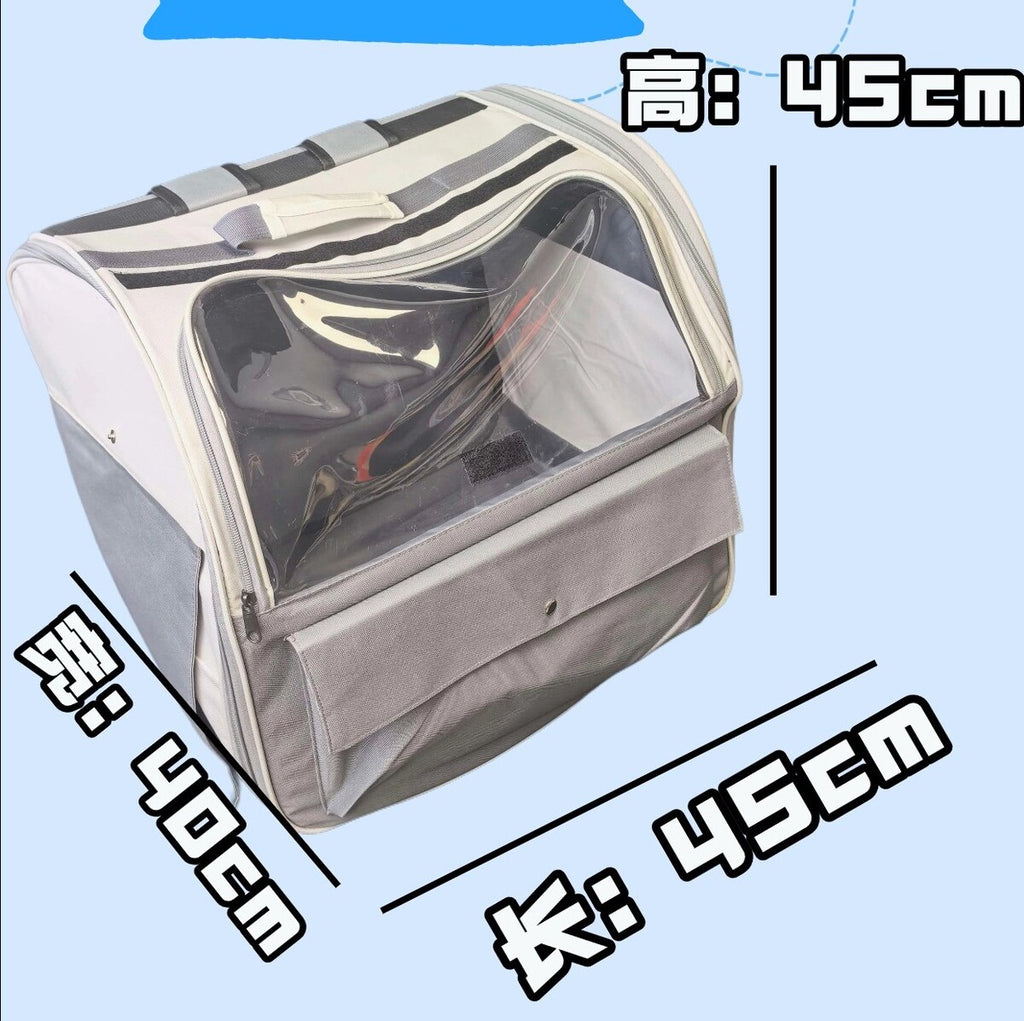 Fursuit Head Backpack — Padded, Clear Window