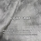 Shimmer Faux Fur — Shaves Clean, 16 x 35 in — color swatch