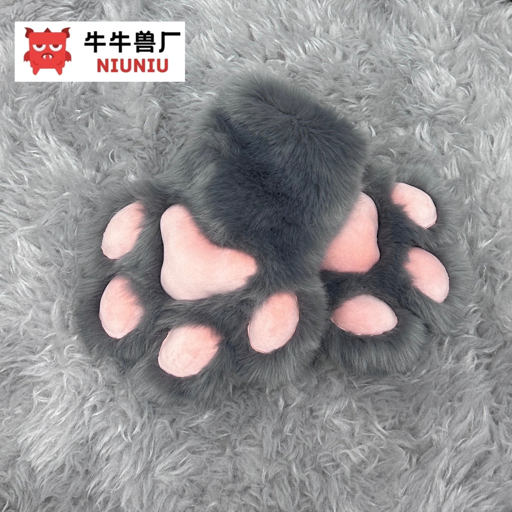 Furry Paw Gloves — Fursuit Cat Paws