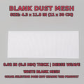 Fursuit Eye Mesh — Blank White Dust Mesh, 0.5 mm — color swatch